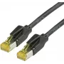 Draka Comteq Cat.6a 10m S/FTP Patch Cable RJ-45 Melns