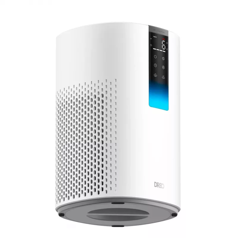 Dreo Air Purifier 605S, 5-in-1 Smart HEPA Air Purifier ar Wi-Fi, balss vadību, telpām līdz 1588 kvadrātpēdām, balts
