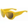 DSQUARED2 D2-0072-S-40G Vīriešu kvadrātveida acetāta saulesbrilles Havana brūns gradients 59mm