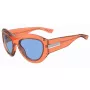 DSQUARED2 D2-0072-S-L7Q Vīriešu saulesbrilles, Havana acetāta rāmis, zaļa polikarbonāta lēca, 59 mm