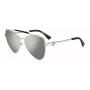 DSQUARED2 Sieviešu saulesbrilles D2-0093-S-10 Melns Acetāts Kvadrātveida Rāmis Pelēkas Lēcas 60/17/140 mm