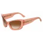 DSQUARED2 Sieviešu saulesbrilles D2-0118-S-733 Melns Kvadrātveida Acetāta Rāmis Pelēks Gradienta Lēcas 57mm