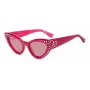 DSQUARED2 Sieviešu saulesbrilles D20092NSMU1 - Kvadrātveida acetāta rāmis, UV400 aizsardzība, 51 mm lēcas