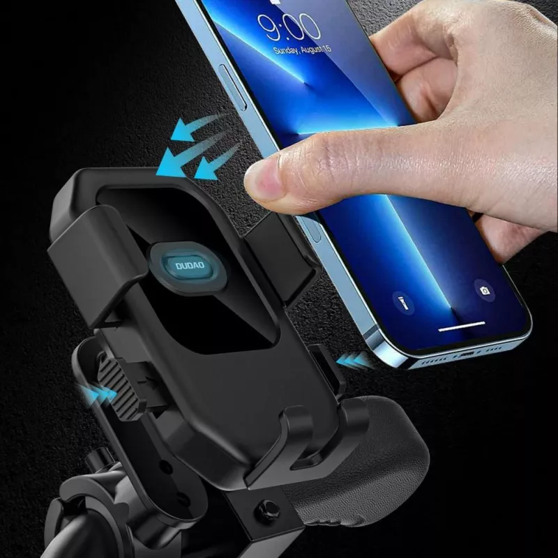 Dudao F7 Turētājs Velosipēdam, Motociklam, Motorolleram - Melns
