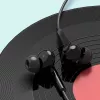 DUDAO Hi-Fi X3C+ Vadu Iekšējās Ausu Austiņas ar Mikrofonu, 1,2m, Melna