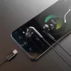 DUDAO Hi-Fi X3C+ Vadu Iekšējās Ausu Austiņas ar Mikrofonu, 1,2m, Melna