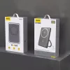 Dudao K28S 20W PD 5000mAh Powerbank ar MagSafe un Statīvu - Pelēks