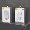 Dudao K28S 20W PD 5000mAh Powerbank ar MagSafe un Statīvu - Sudraba