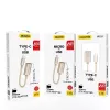 Dudao L15T OTG USB 2.0 uz USB Type-C adaptera kabelis, pelēks, 15 cm