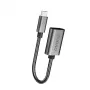 Dudao L15T OTG USB 2.0 uz USB Type-C adaptera kabelis, pelēks, 15 cm