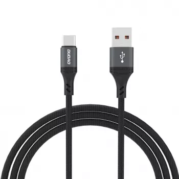 Dudao L3ST USB-A uz USB-C 5A kabelis 1,2m pīts - Melns
