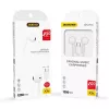 Dudao USB Type-C Connecto Stereo Austiņas Jauns Ergonoms Ausu Ieliktņu Dizains X3C Balts