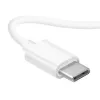 Dudao USB Type-C Connecto Stereo Austiņas Jauns Ergonoms Ausu Ieliktņu Dizains X3C Balts