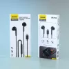 DUDAO X3C In-Ear vadu USB-C austiņas 1.2m - Melna