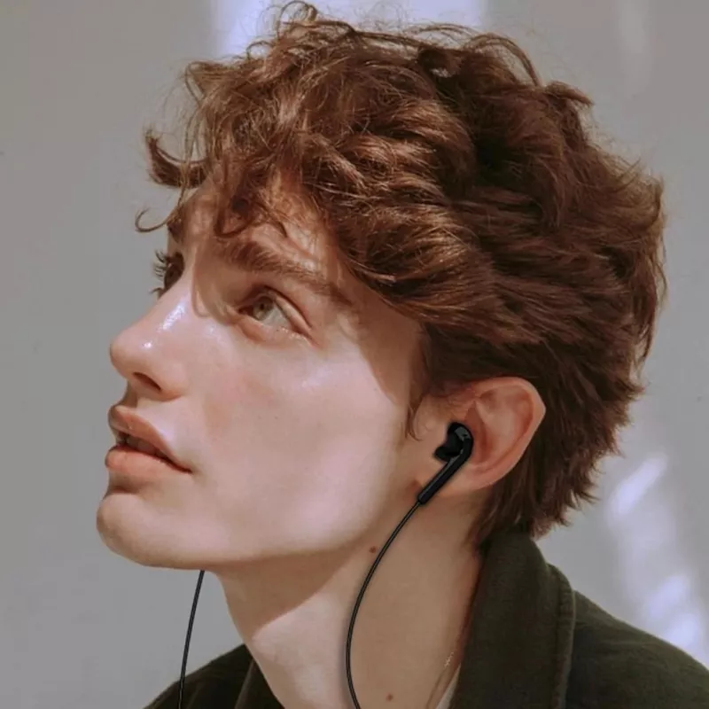 DUDAO X3C In-Ear vadu USB-C austiņas 1.2m - Melna