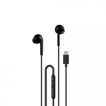 DUDAO X3C In-Ear vadu USB-C austiņas 1.2m - Melna