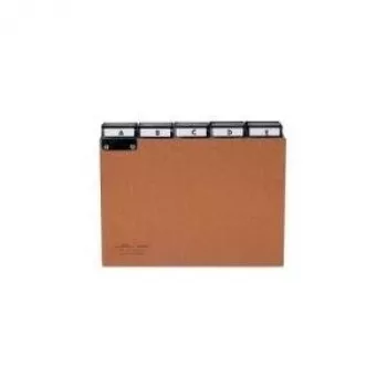 DURABLE A4 5 dalu alfabētiskais reģistrs, preskartons, pelēks 424511