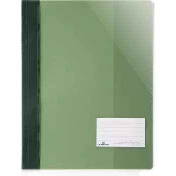 DURABLE A4+ Displeja mape ar marķēšanas logu, caurspīdīga, 25 gab. 269005