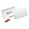 DURABLE CLICK FOLD magnētiskais vārda nozīmītes turētājs 90x54 mm, caurspīdīgs, 10 gab. iepakojumā (821519)