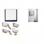DURABLE CLICK SIGN durvju zīme 149 x 148,5 mm sudraba 486207