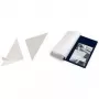 DURABLE CORNERFIX® pašlīmējošas trīsstūrveida stūru kabatiņas, 175 mm, caurspīdīgas, 100 gabali (828319)
