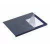 DURABLE galda paliktnis ar malu aizsardzību 65x50 cm tumši zils