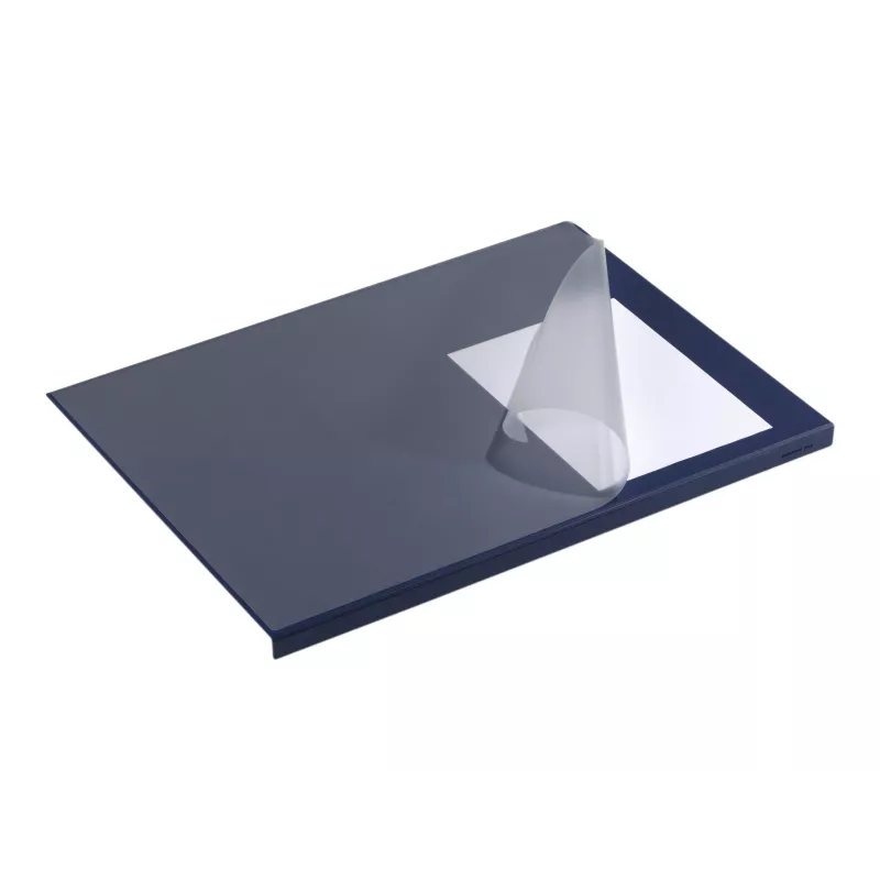 DURABLE galda paliktnis ar malu aizsardzību 65x50 cm tumši zils