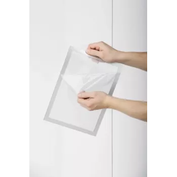 DURABLE DURAFRAME SUN A3 pašlīpošs informācijas rāmis, sudraba, 2 gab. 484223