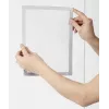 DURABLE DURAFRAME SUN A4 sudraba pašlīmējošs UV izturīgs informācijas rāmis, 2 gab. 484123