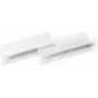 DURABLE HARD COVER pašlīmējoša etiķešu kabatiņa 100 x 38 mm, caurspīdīga, 10 gab. iepakojumā 118019