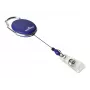 DURABLE Jojo STYLE ievelkams žetonu turētājs ar pogas cilpu, 10 gab., melns 832407