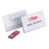 DURABLE magnētiska vārda nozīmīte 90 x 54 mm, caurspīdīga, 25 gab. iepakojumā 811719