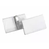 DURABLE vārda kartītes turētājs 75x40 mm ar krokodila klipsi, caurspīdīgs, 25 gab. iepakojums 811019