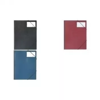 DURABLE PREMIUM stūra fails DIN A4 melns ar elastīgām stūra siksnām 232001