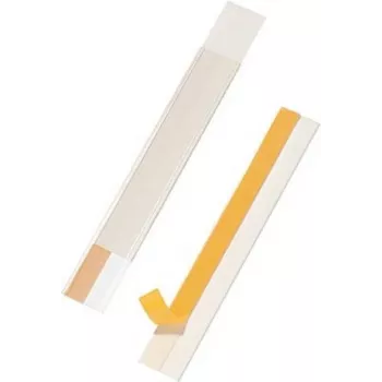 DURABLE SCANFIX® pašlīmējoša skenera sliede 200x40mm, caurspīdīga, 5 gab. iepakojumā 804619