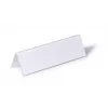 DURABLE VISIFIX® galda nosaukuma plāksnīte telts stila 61/122x210 mm, caurspīdīgs PVC, 25 gab. iepakojumā (805219)