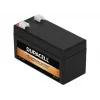 Duracell DR1.3-12 12V 1.3Ah VRLA akumulators – bez apkopes AGM uzlādējams