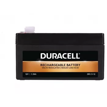 Duracell DR1.3-12 12V 1.3Ah VRLA akumulators – bez apkopes AGM uzlādējams