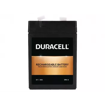 Duracell DR4-6 6V 4Ah VRLA AGM akumulators ar F1 spailēm