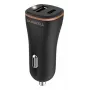 Duracell Power ceļojumu lādētājs 12V USB-A + USB-C 18W PD auto lādētājs DR6026A