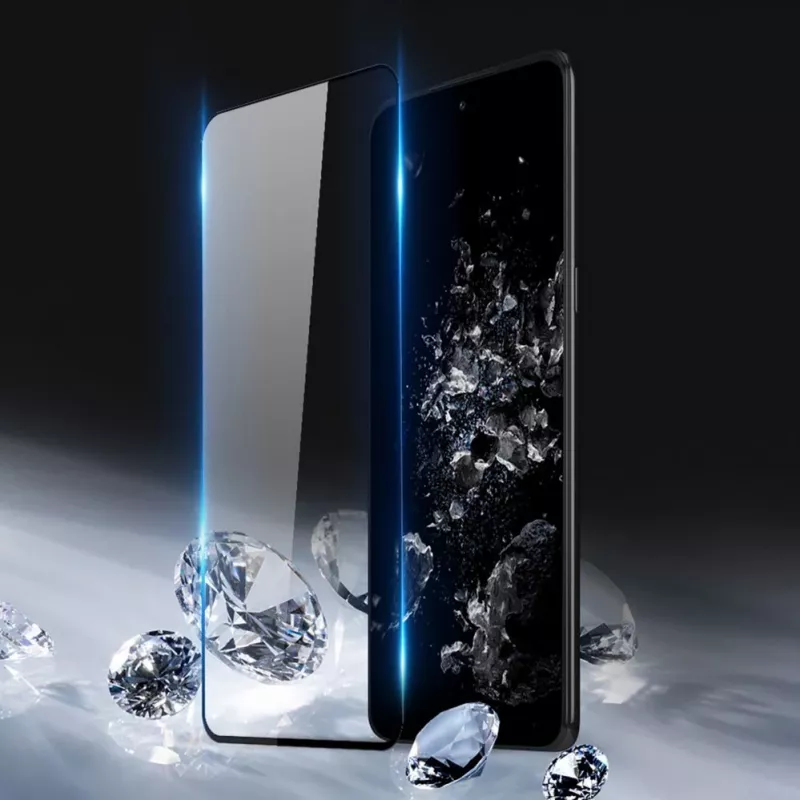Dux Ducis 9D rūdīta stikla ekrāna aizsargs OnePlus 10T / OnePlus Ace Pro 9H ar melnu rāmi