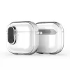 Dux Ducis Apple AirPods 4 PECL Series PC+TPU Cover ar Āķi Melns Caurspīdīgs