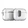 Dux Ducis Apple AirPods Pro 3 PECL Series PC+TPU vāciņš ar āķi Melns Caurspīdīgs