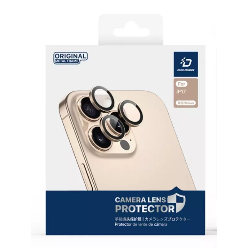 Dux Ducis Apple iPhone 15 Pro Max Kameras lēcas aizsargs Miglains zils