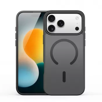 Dux Ducis Apple iPhone 17 Pro Max YIND PC+TPU vāciņš ar MagSafe melns