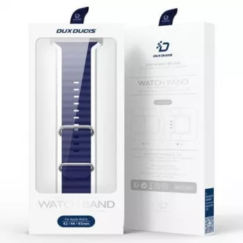Dux Ducis Apple Silikona siksniņa Apple Watch 38/40/41/42mm tumši zilā krāsā