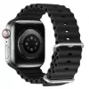 Dux Ducis Apple Silikona siksniņa Apple Watch 42/44/45/46/49mm Melna