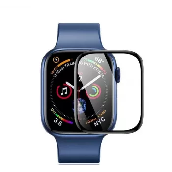 Dux Ducis Apple Watch Series 7/8/9 45mm ekrāna aizsargs 2 iepakojumā Melns