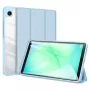 Dux Ducis Galaxy Tab A9 / A11 Toby Case ar Flip Stand Blue