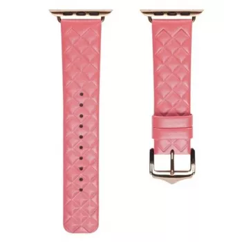 Dux Ducis Īstas ādas pulksteņa siksniņa Apple Watch Series 7/6/5/4/3/2/SE (38/40/41mm) - Sarkanā